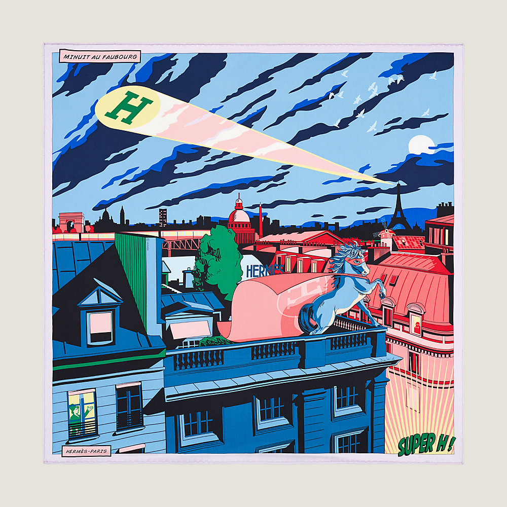 Minuit au Faubourg scarf 70 | Hermès Poland